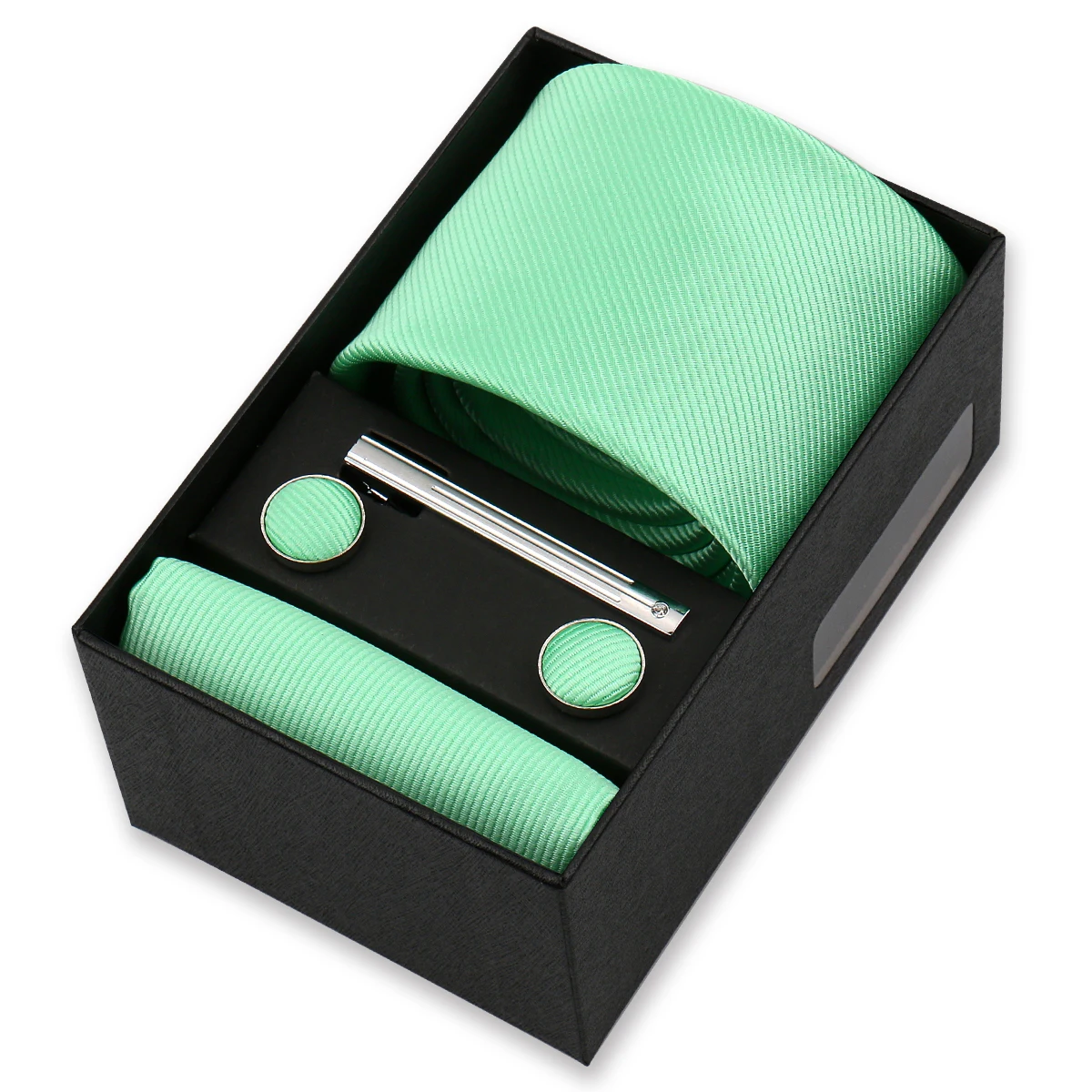 Conjunto de Gravata de Cor Sól - Men'S Accessories Gift Set Branded avaliação e preço