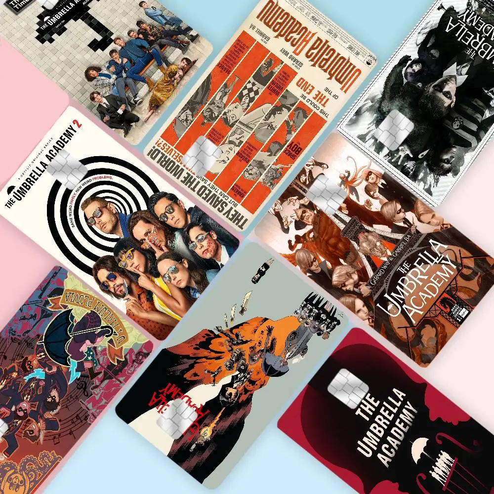 The Umbrella Academy Different Styles Poker Sticker Film Tape Skin for Credit Card Debit Card Big Chip