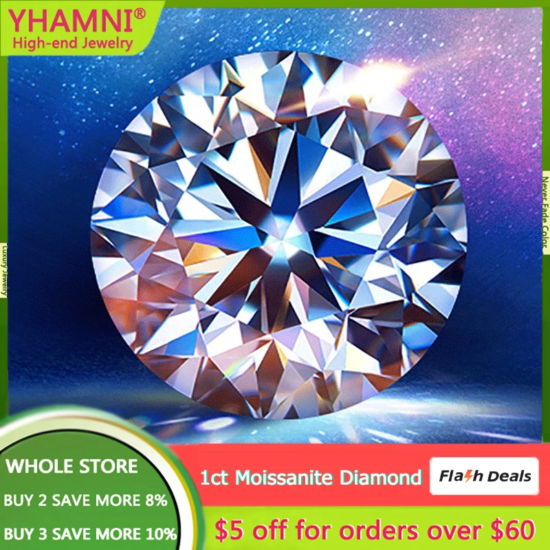 Promotion Moissanite Loose Stone Cheapest Factory Price D Color VVS1 3EX White Round Cut GRA Lab Grown Diamond