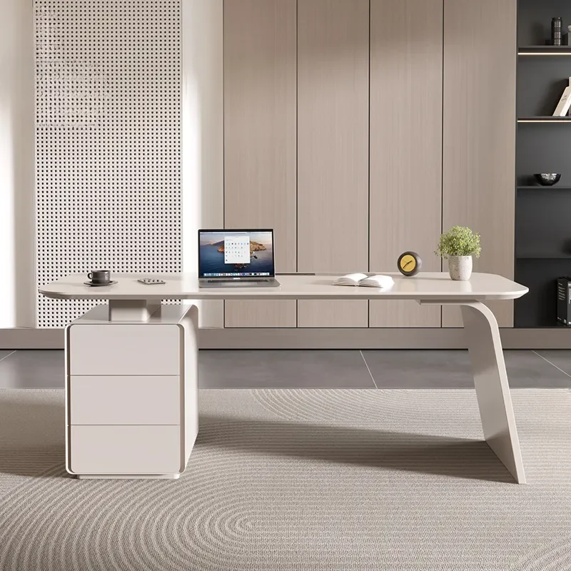 

Italian study Office Desks Luxury Boss Simplicity Modern Write Office Desks Design Work Rangement Bureau Home Furniture QF50OD