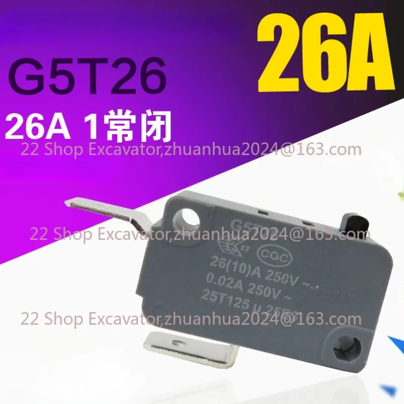 Micro Switch G5T26 26A 2 Pins Replace V15T22-CC300