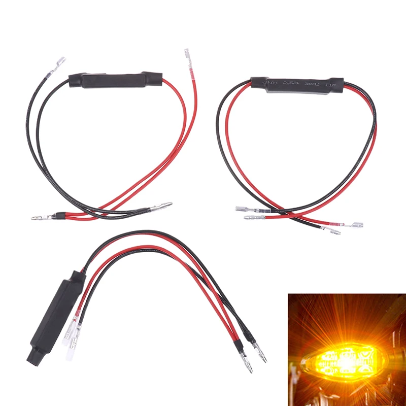 

1 Piece 12V Motorcycle Signal Lamp Turn Signal Indicator Motorcycle LED Load Resistor Flasher