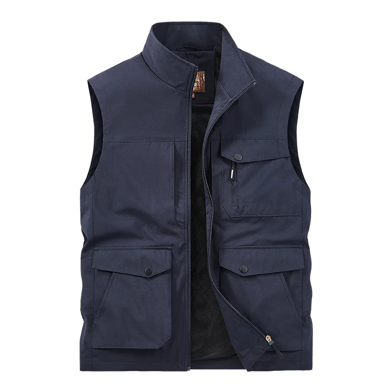 Men Outdoor Multifunctional Cargo Vests New Summer Man Mesh Breathable Waistcoats Fishing Sleeveless Jackets Male Casual Vests 6