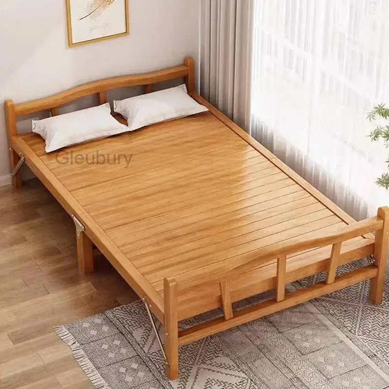Full Bed Folding Luxury Double Girl Master Designer Modern Bed Hospital Beauty Space Saving Camas De Dormitorio Modern Furniture