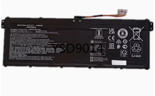 For Acer Aspire Vero AV14-51 AV15-51 A515-45 R5-5500U AP20CBL Battery Swift 3 SF314-43 SF314-511 TravelMate Spin B3 TMB311RNA-32