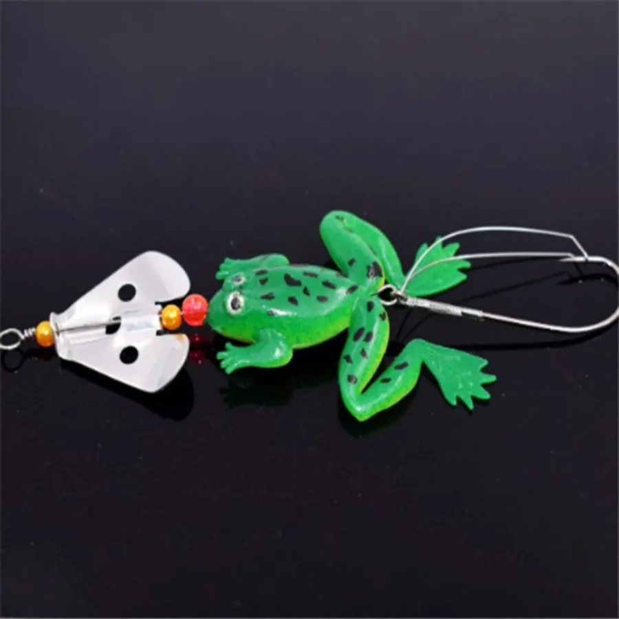 

Принадлежности для приманок в виде лягушек с блестками, вращающийся декор