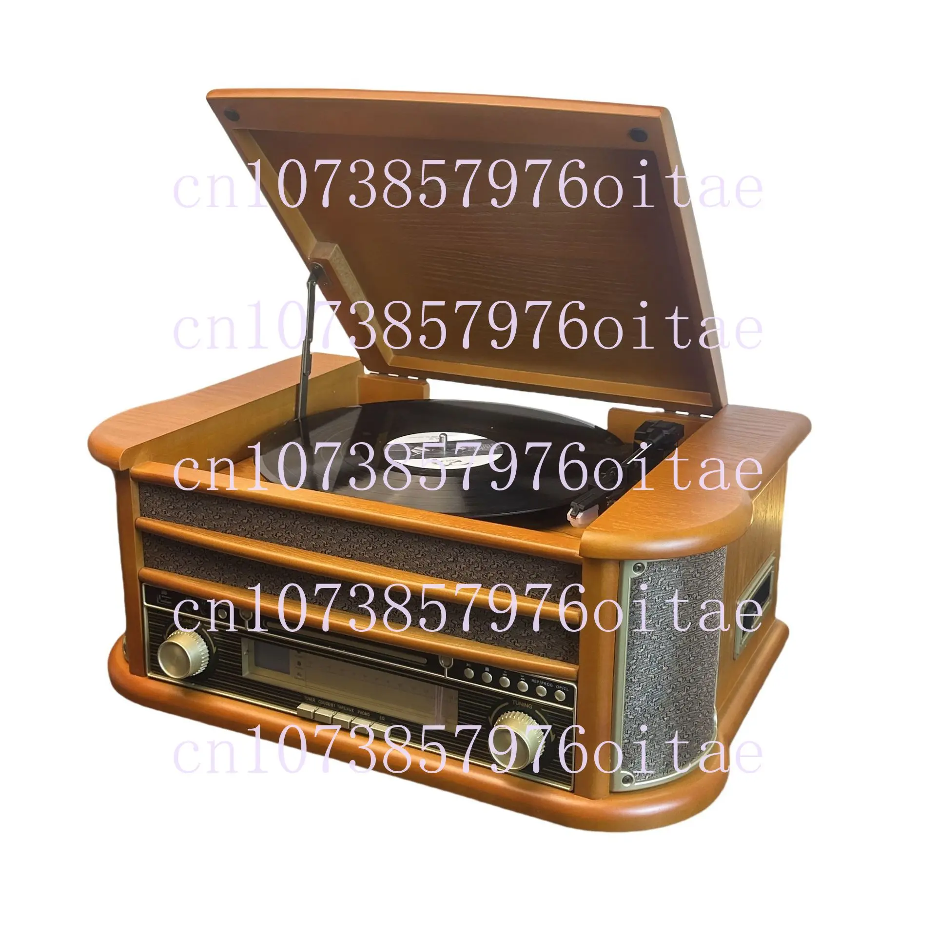 Multifunctional Vinyl Record Player Retro Phonograph Album Disc Living Room Ornament Bluetooth Speaker Gift
