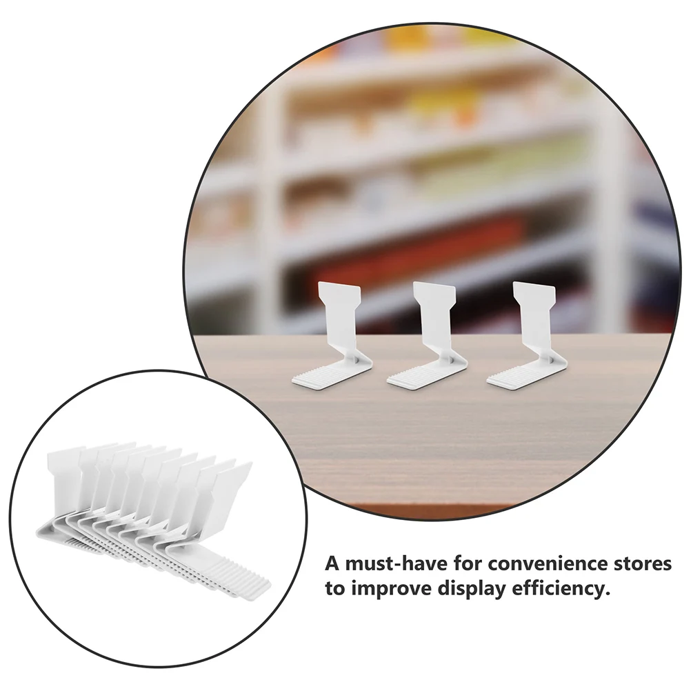 

Magnetic Retail Display Stand Support Bracket for Bagged Food Shelf Stable Shelving Rack Anti-Tip Design Plastic Snack