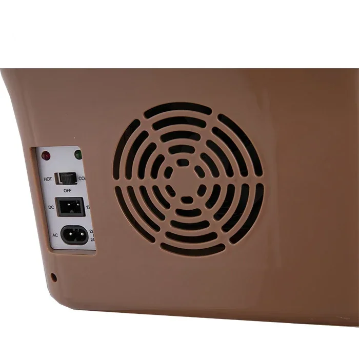 Durable  Home AC220V Car DC12V 12L Car Refrigerator Car Home Dual-use 455X245X295mm Digital Display Adjustable Temperature M