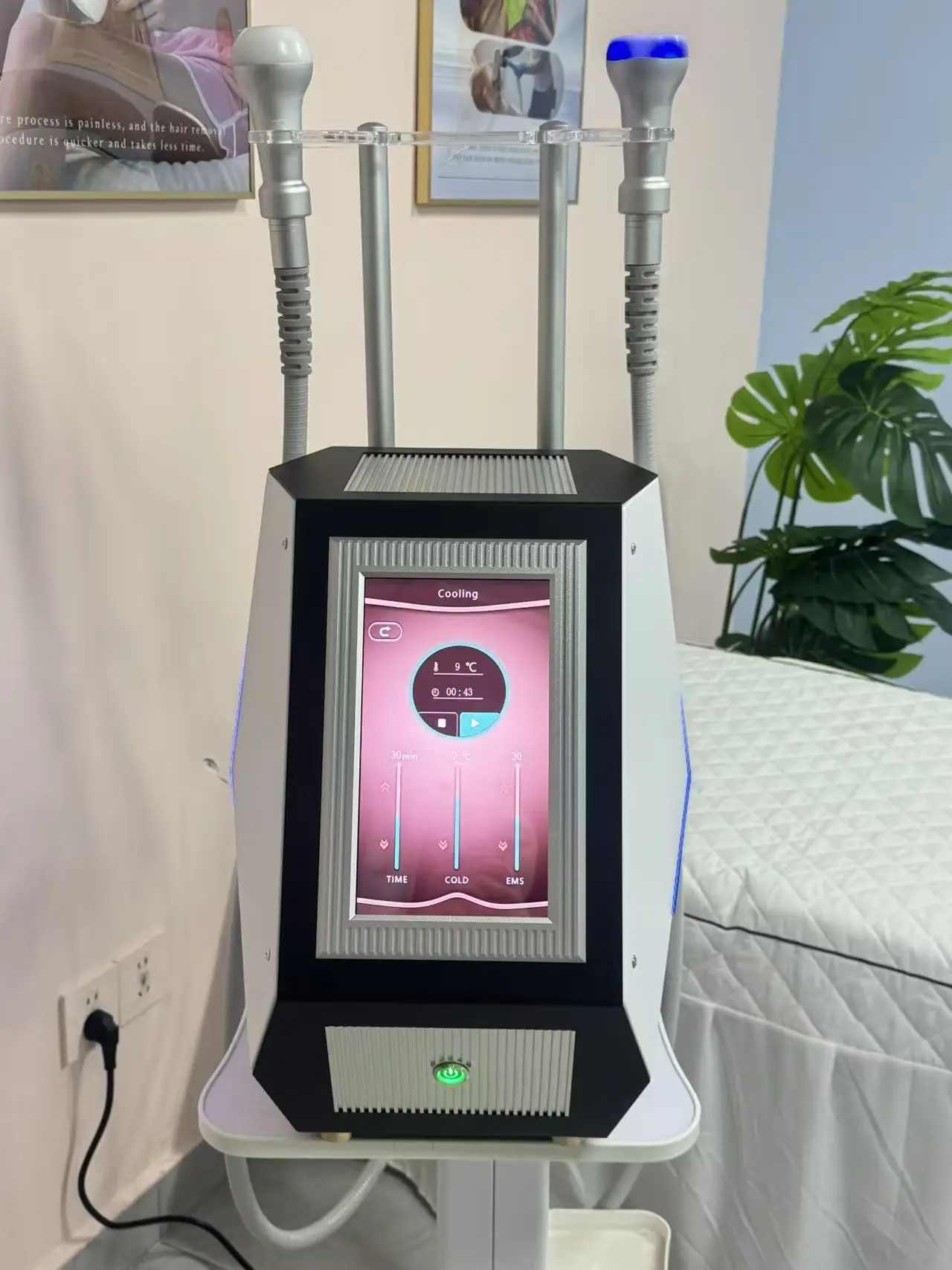 

New Tshock Hot and Cold Skin Firming Cryo Portable Facial For Fat Reduction Skin Tightening Body Contouring And Body Slimming