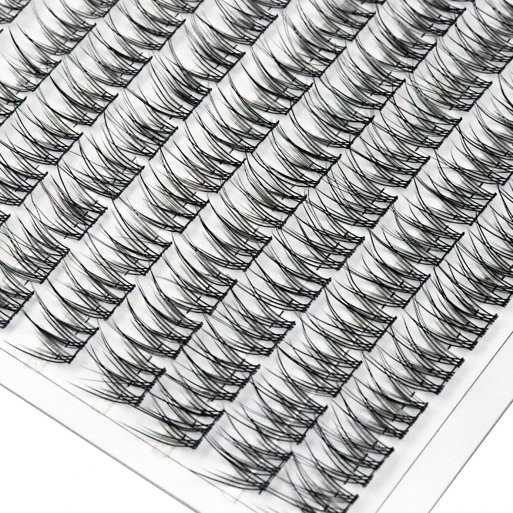 New 120 Cluster Lashes Natural Eyelash extension Mixed Tray Lashes Natural volume Individual DIY Eyelashes Bundles Makeup Tools