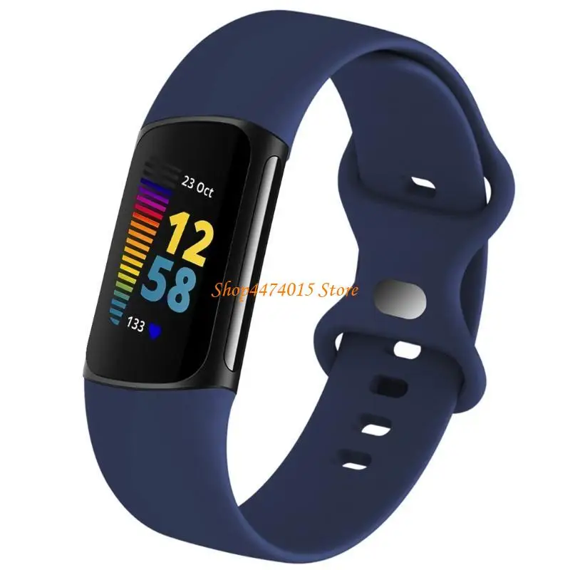 سوار السوار K1AA Watch حزام سيليكون مقاوم للماء مناسب لشحنة 5