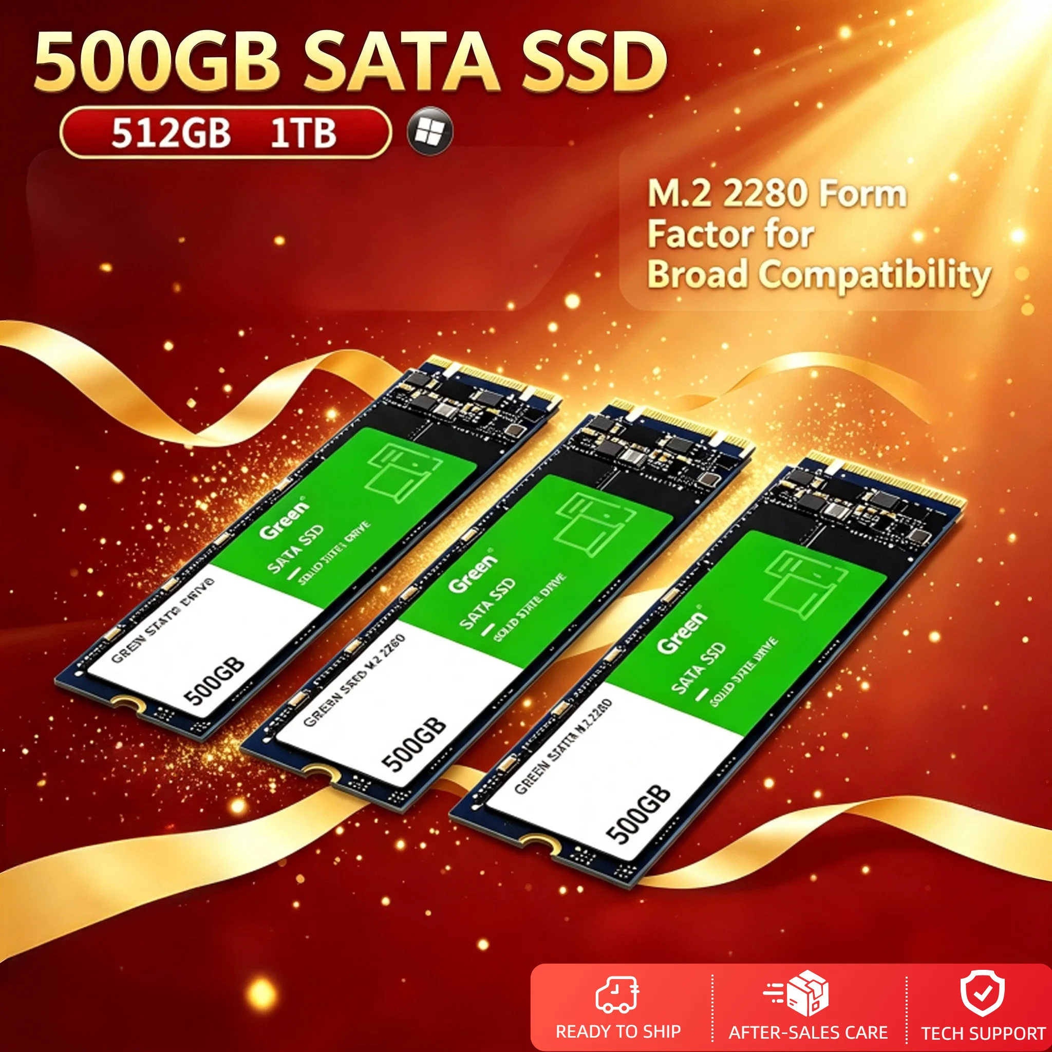 2026 New M.2 NVMe 1TB SSD Ultra Fast Internal Solid State Drive Hard Disk for Desktop Laptop PC Computer Upgrade Pro Turbo