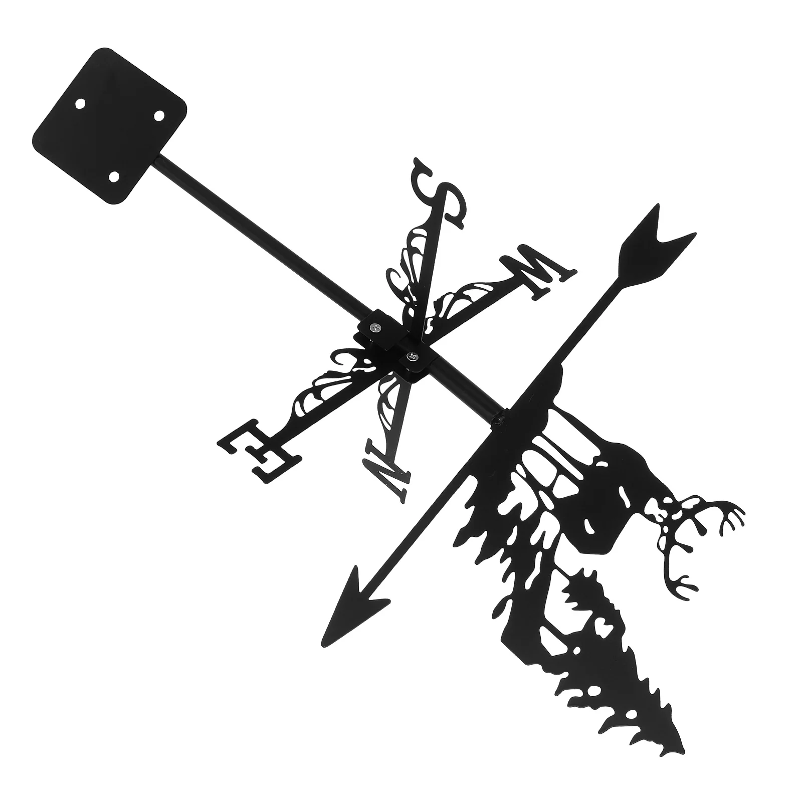 

Metal Roof Decorations Weathervane Durable Iron Precise Wind Direction Garden Yard Outdoor Metal Windmill Parts