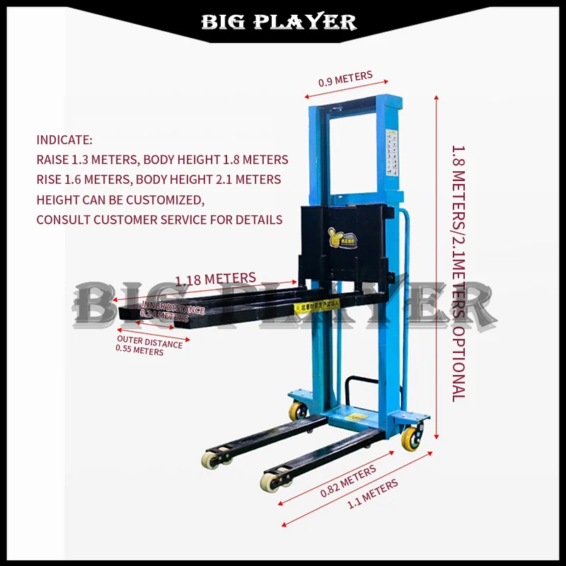 

2025 The latest automatic loading forklift hydraulic forklift electric pallet stacker lift automatic loading stacker