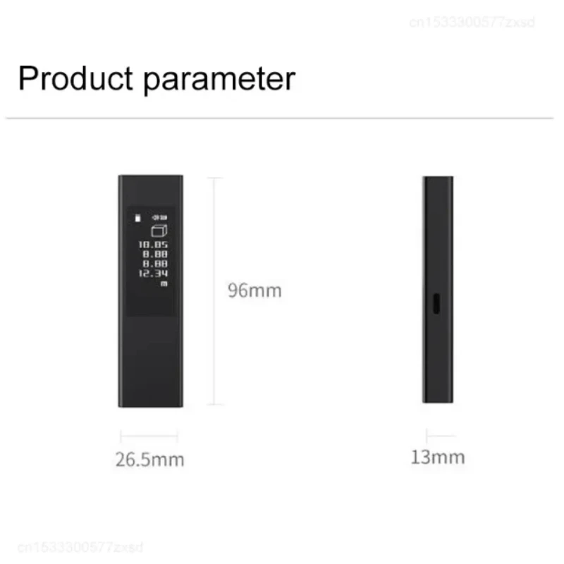 Imagem -06 - Xiaomi Duka Master Range Finder Recarregável Medidor de Distância Ferramenta de Medida Oled Touch Screen Ls5 ls 40m