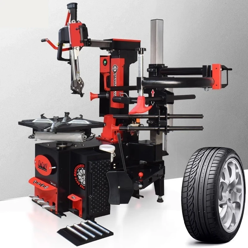 ماكينة تفكيك الإطارات مقاس 26 بوصة، ذراع مساعد مائل تلقائي، رأس الطيور Y-913