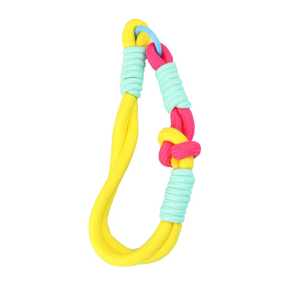 Portable Nylon Phone Straps Cord Mobile Phone Lanyard Nylon Rope Keychain Anti-loss Rope Woven Colorful Keyring Cute Pendant