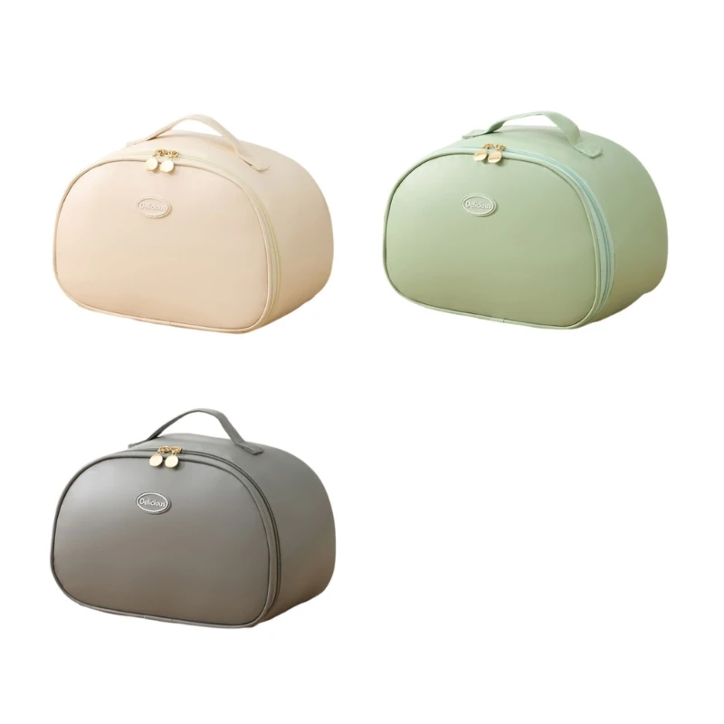 

Portable Lunch Holder PU Large Handbag Keeps Freshing for Work or School