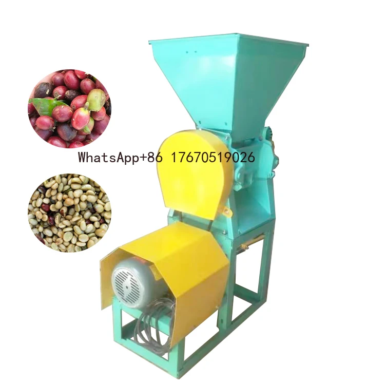2026-Fresh Coffee Bean Peeling Peeler Machine Wet Coffee Beans Machine Huller