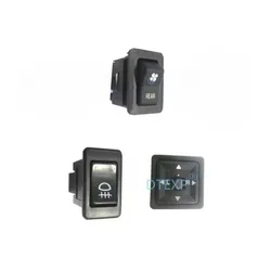 1 Piece Defroster Switch For Pajero MR298215 Emergency Warning Lights Switch For Montero V31 V33 V43 Antenna Switch Mirror