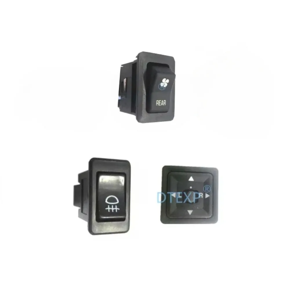 1 Piece Defroster Switch For Pajero MR298215 Emergency Warning Lights Switch For Montero V31 V33 V43 Antenna Switch Mirror