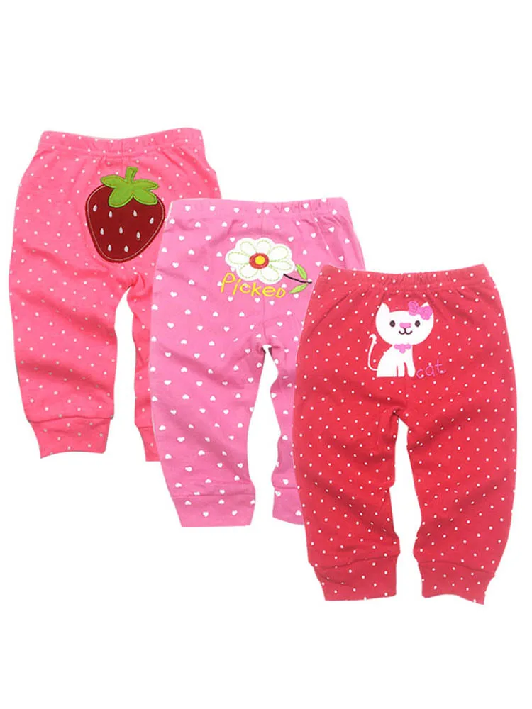 3 Packs Unisex Baby Pants Spring Summer Kids Harem PP Trousers Cotton Knitted Boy Girl Toddler Leggings Newborn Infant Clothing