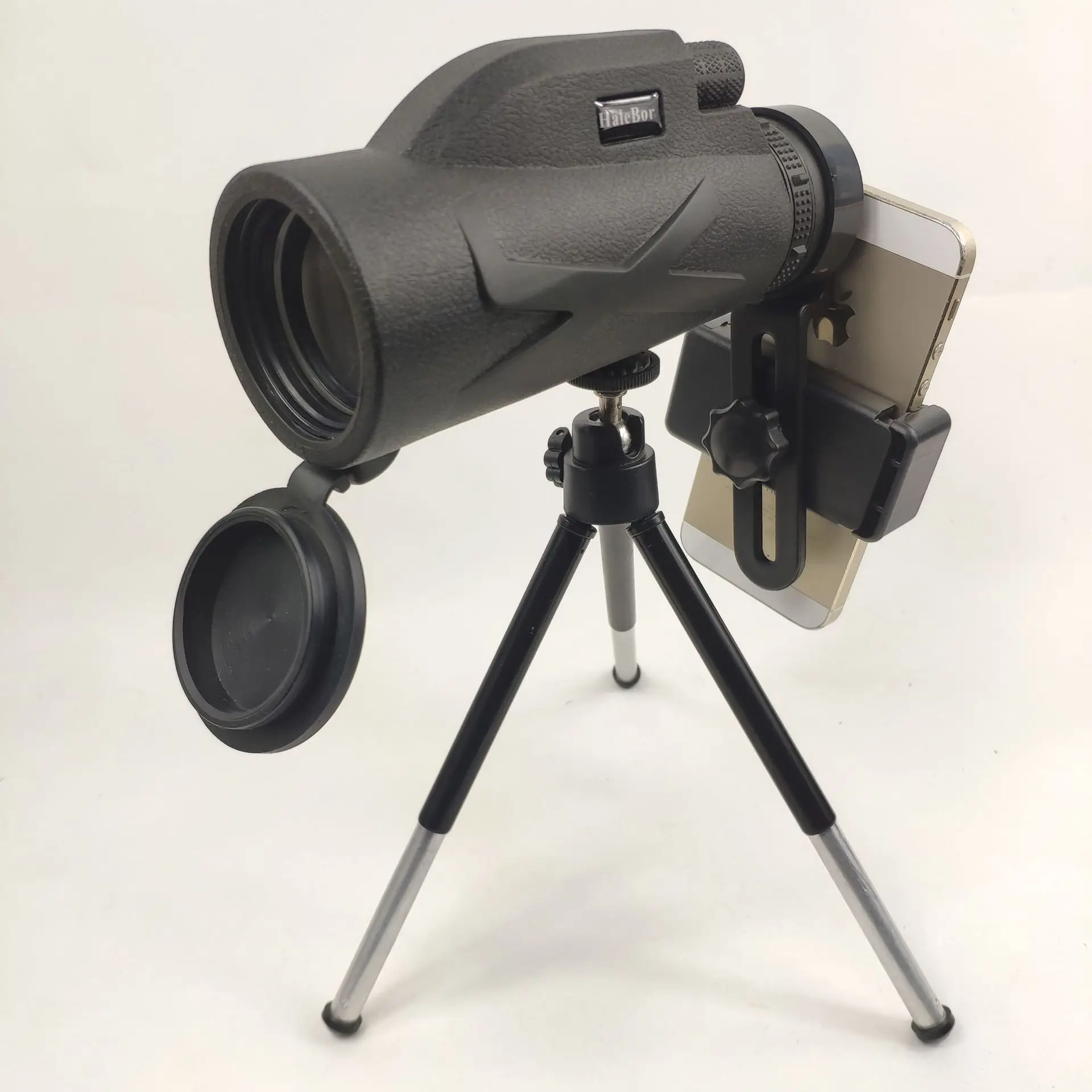 80X100 HD Binoculars Outdoor Monocular Low-light Night Vision High-definition High-power Clip Mobile Phone Binoculars