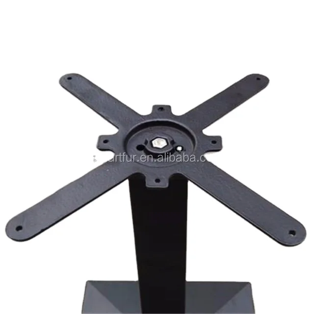 Matt Black Cast Iron Restaurant Square Table BaseATV&UTV