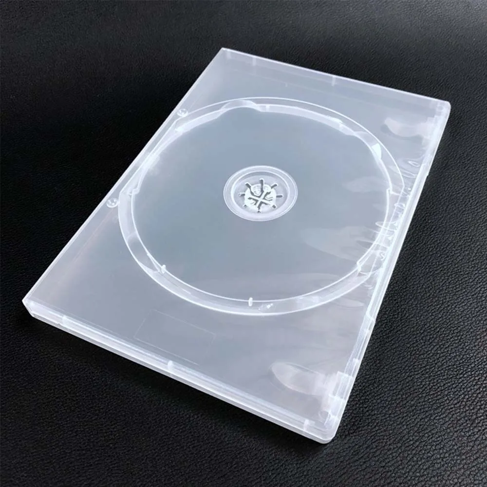 Picture 6: 1pc CD Storage Box Transparent Double CD Case Holds 2 Discs Plastic CD Storage Case Box Bags Consumer Electronics Spare Parts