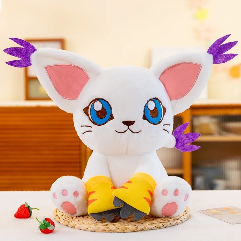 New Digimon Adventure Plush Toys Tailmon Action Figure Cartoon Stuffed Sitting Position Doll Soft Pillow Room Decor Toys Gifts