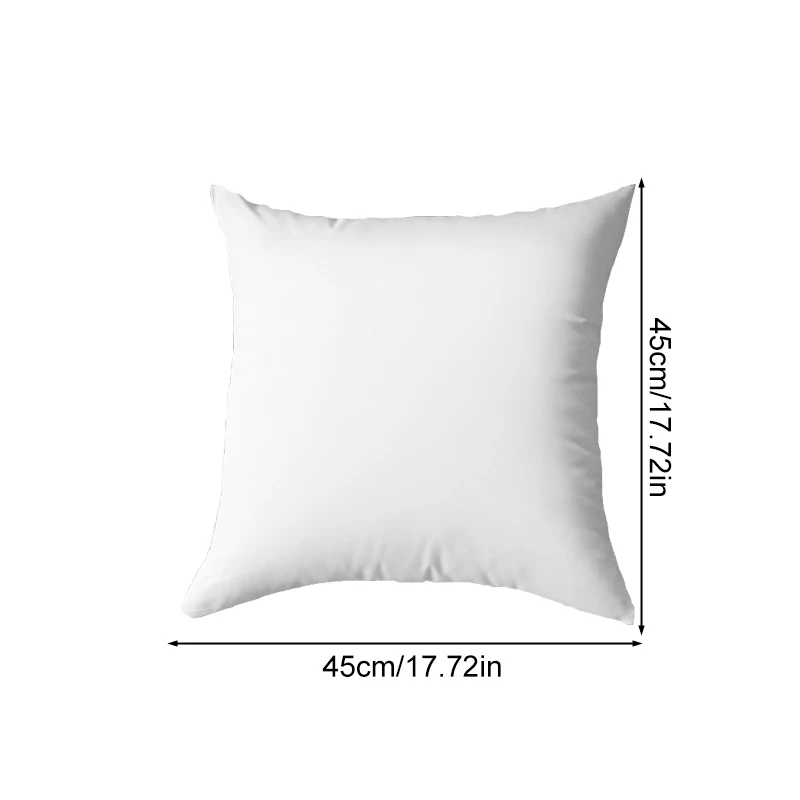 45x45cm Throw Pillow Insert Filler Core Soft Bounce Back Pillow Stuffer Cushion Home Living Room Sofa Decorative Pillow Insert