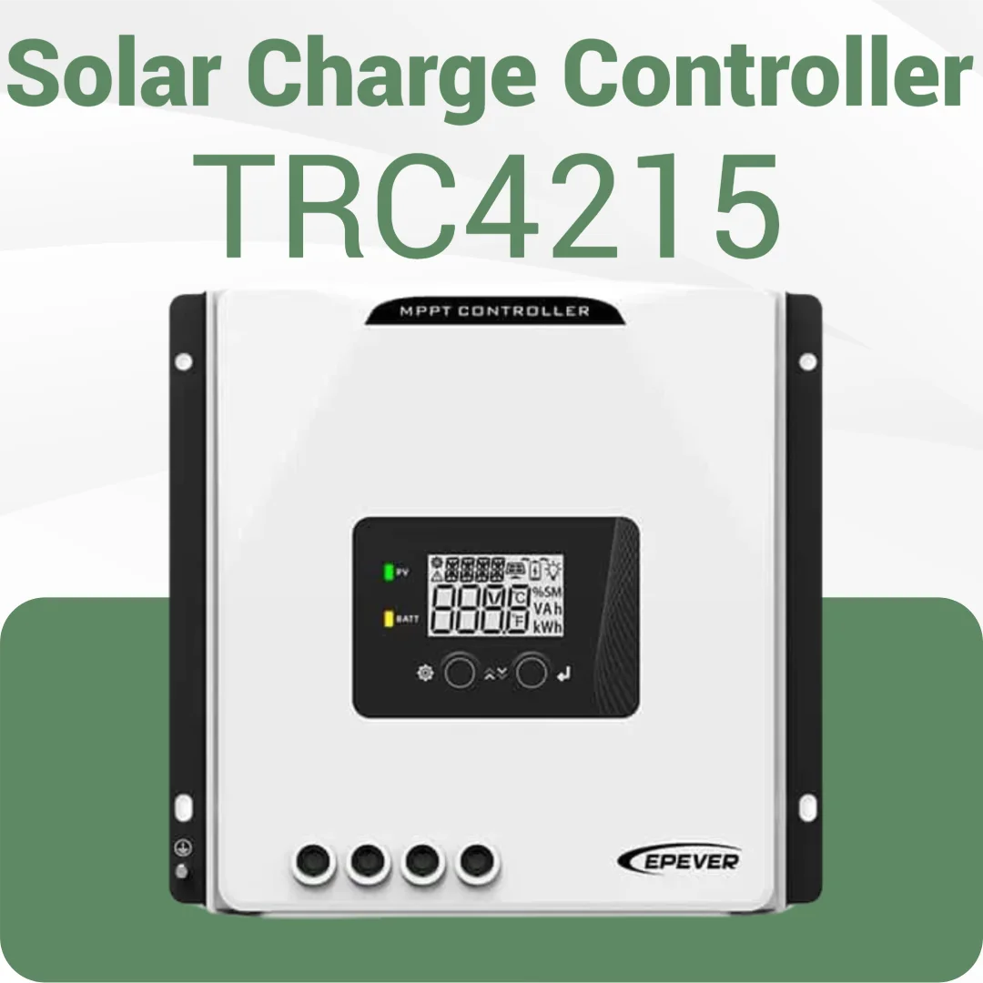 TRC4215 Solar Charge Controller EPEVER MPPT 12/24VDC Auto 40A Identification Battery Charger Max 98.5% Conversion Efficiency