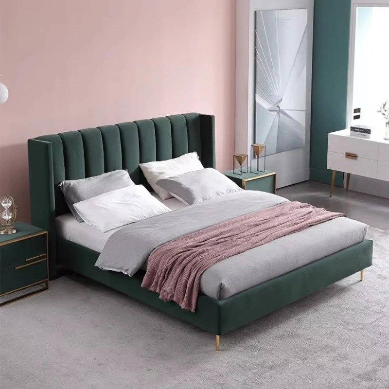 Modern European Design Fabric Designer Double Bed Modern European Design Fabric Designer Double Bed