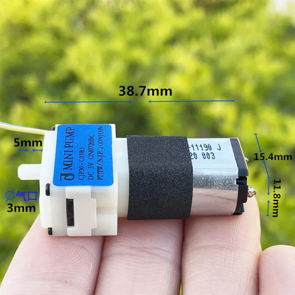 

DC 3 В Mini 030 воздушный насос 1 л/мин аквариумный аквариум небольшой кислородный насос для сфигмоманометра воздушный насос CJP30-C отключение давления