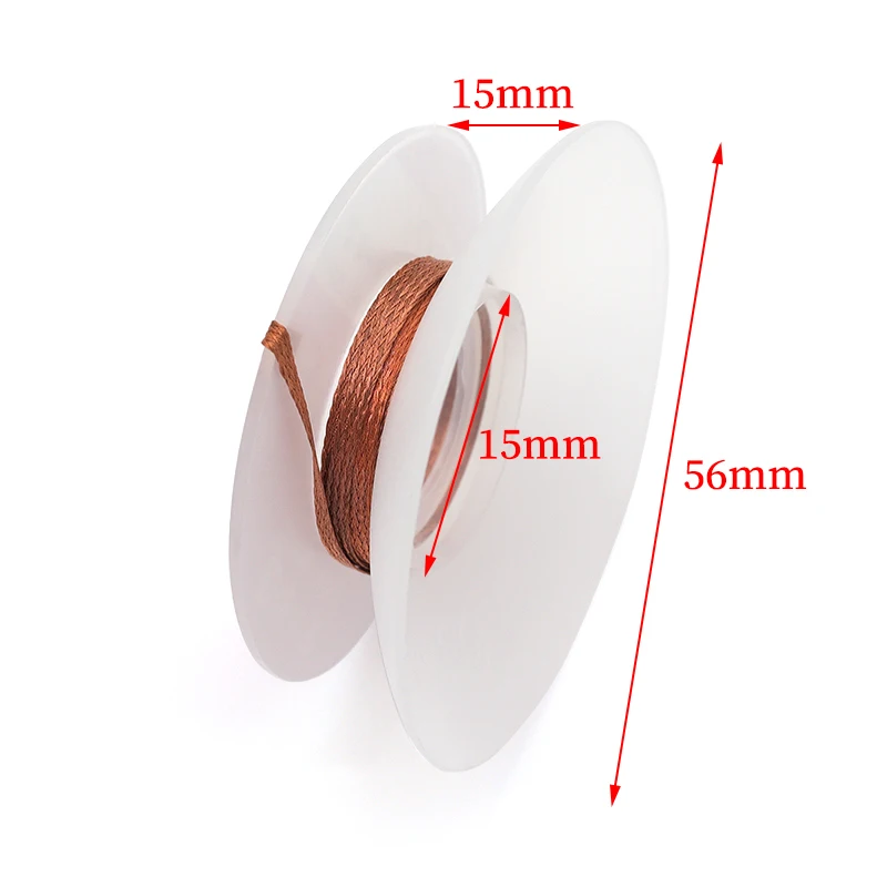 CP-2015 Desoldering Braid 2.0mm Width 0.75M Length Solder Wick Tin Absorbing Wire 1/5/10Pcs