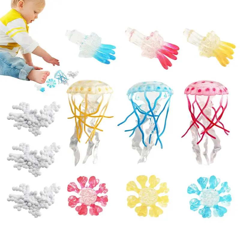 

Jellyfish Model Educational Sea Creature Toy Realistic Model Figure Toys Simulated Sea Animals Figurine Collection For Kids