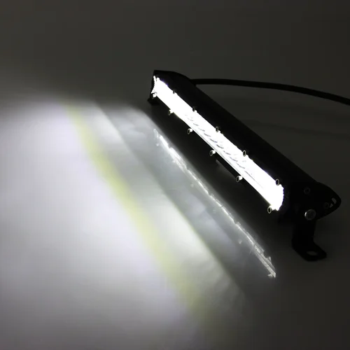 Imagen 2 del producto Barra de luz LED de 10/20 pulgadas, luces de techo de trabajo LED, 12V, 24V, haz de inundación, lámparas de conducción, lámpara antiniebla para Jeep, camión, remolque, 4x4 todoterreno