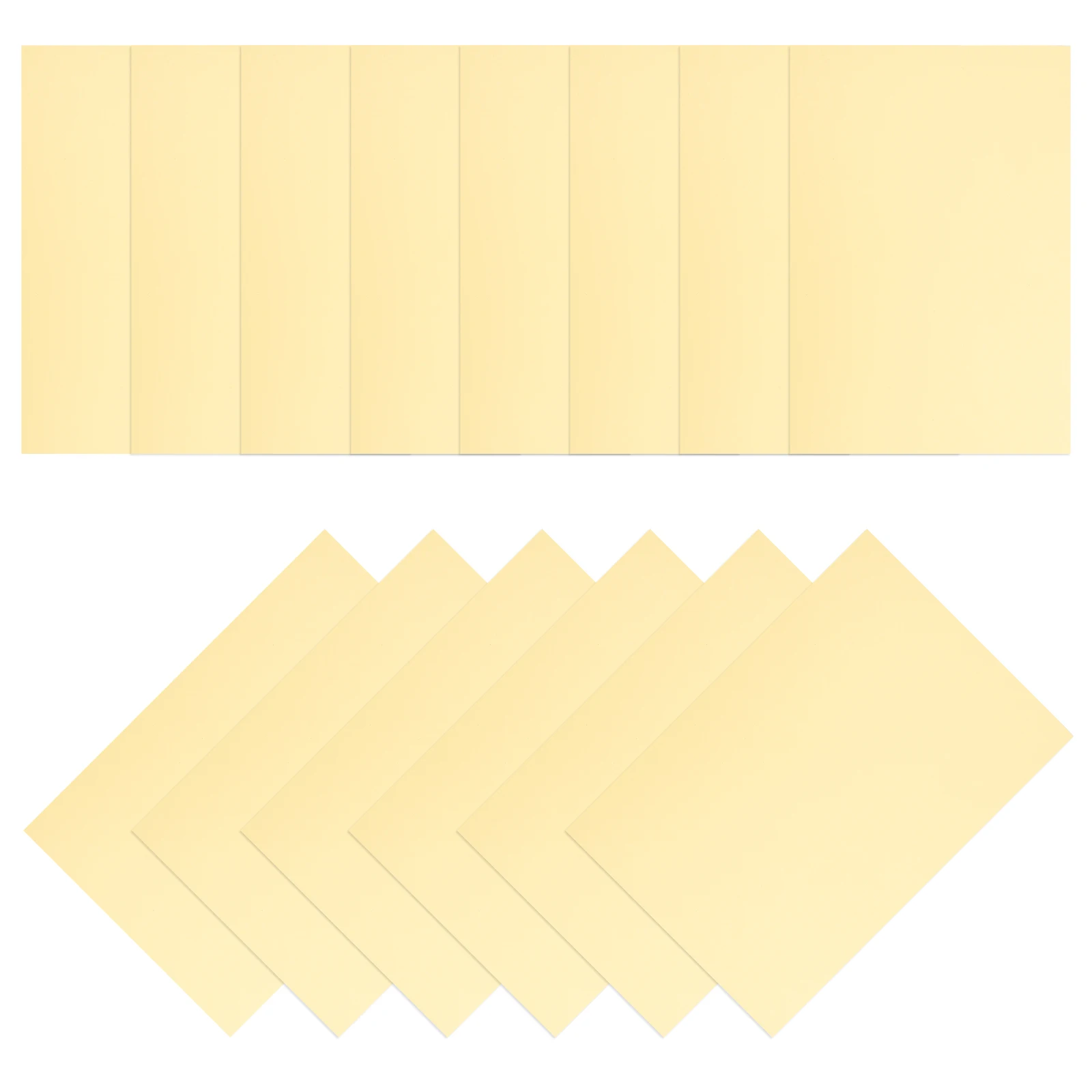 100 Pcs Adhesive Label Paper Waterproof Self-adhesive Printing Printable Printer