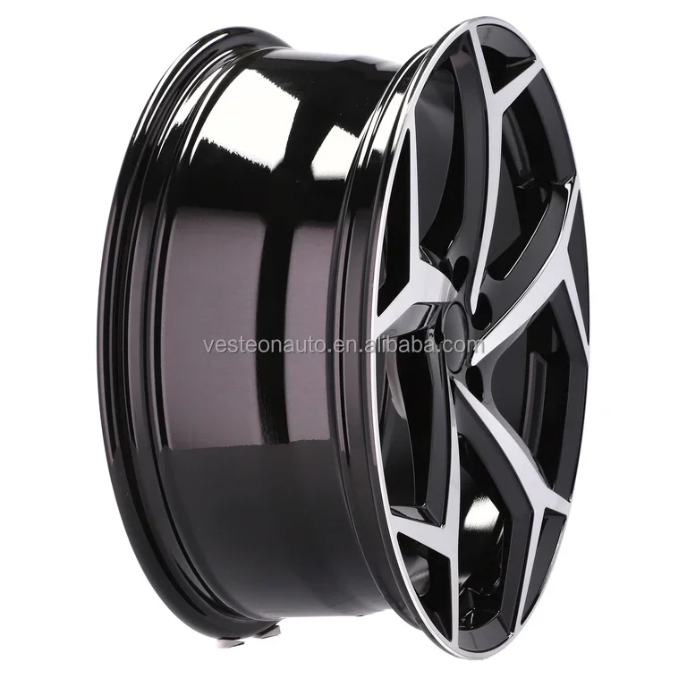 Passenger car wheels racing car alloy wheel 15 inch 4 hole 5 hole aluminium black chrome alloy wheels rims