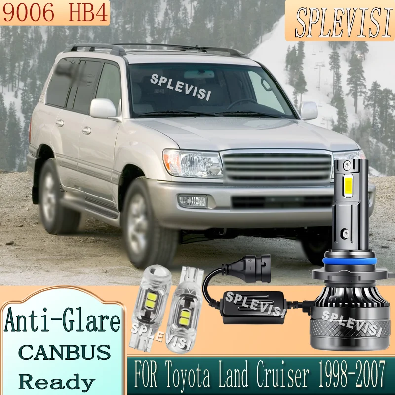 

Improve Night Driving Safety LED Headlight Low Beam For Toyota Land Cruiser 1998 1999 2000 2001 2002 2003 2004 2005 2006 2007