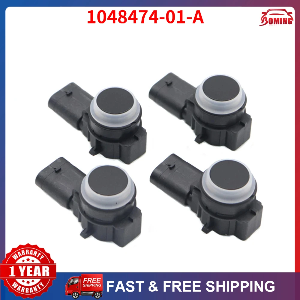1048474-01-A NEW Car Black Front Ultrasonic Backup Bumper Assist Radar PDC Parking Sensor  for Tesla Model S X 15-21 0263033324