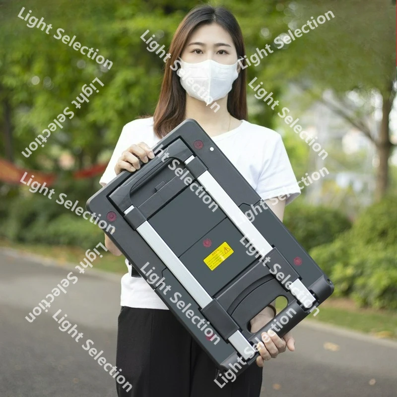 

Folding portable trolley, small cargo truck, household trailer