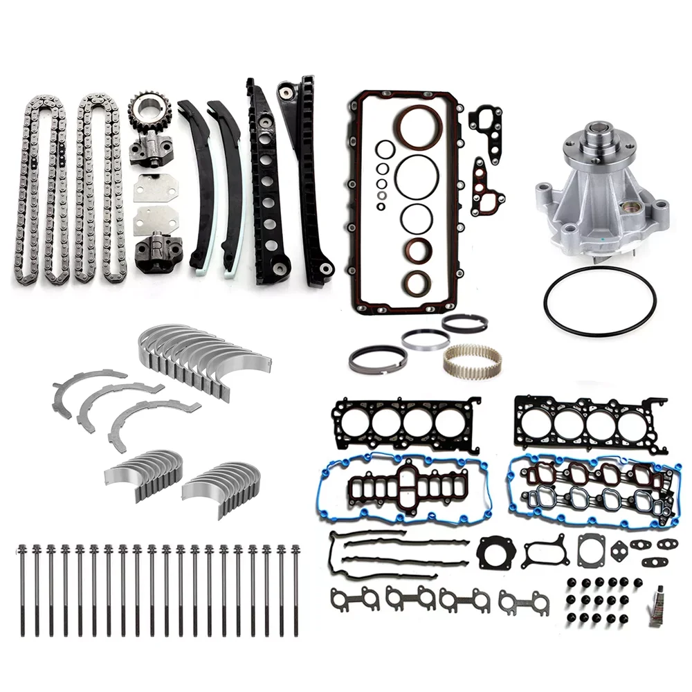 AUTO ENGINE PARTS Engine rebuild kits Water Pump Full Gasket Set Timing Chain Kit For Ford 4.6L 5.4L V8 SOHC