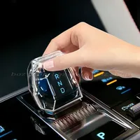 Car File Handle Protective Case Gear Transparent Gear Handle Head Refit Cover For BYD Seal/Song PLUS2023-2025/E2/Sea Lion 07 EV
