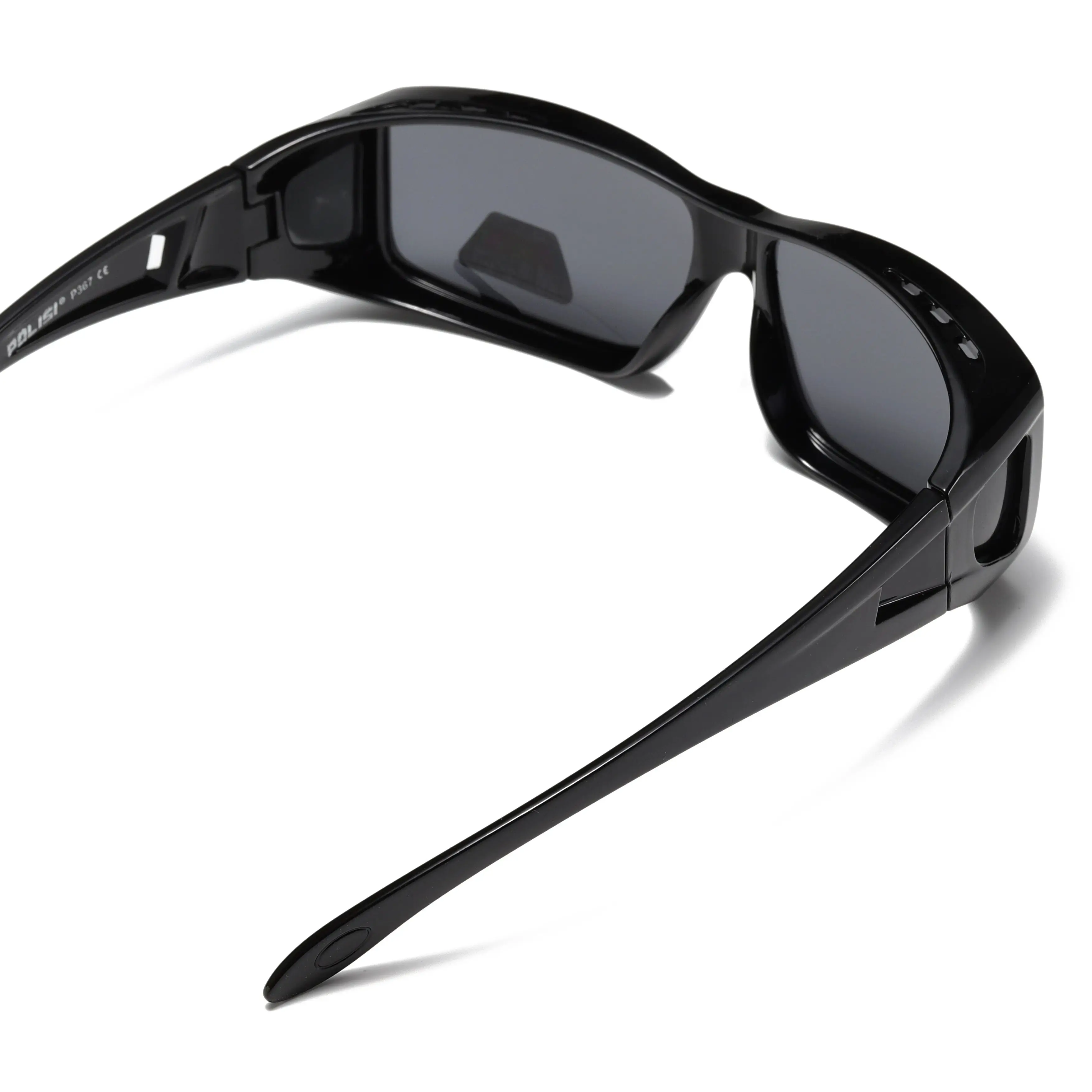 Men's Polarized Sports Sunglasses Wrap Around Frame UV400 Protection Colorful Mirror Lens Sun Glasses for Cycling Driving Fishin