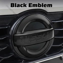 Car Emblem Sticker For Nissan Qashqai Juke X-Trail Sentra Altima Kicks Murano ABS Steering Wheel Front Rear Badge Accessories