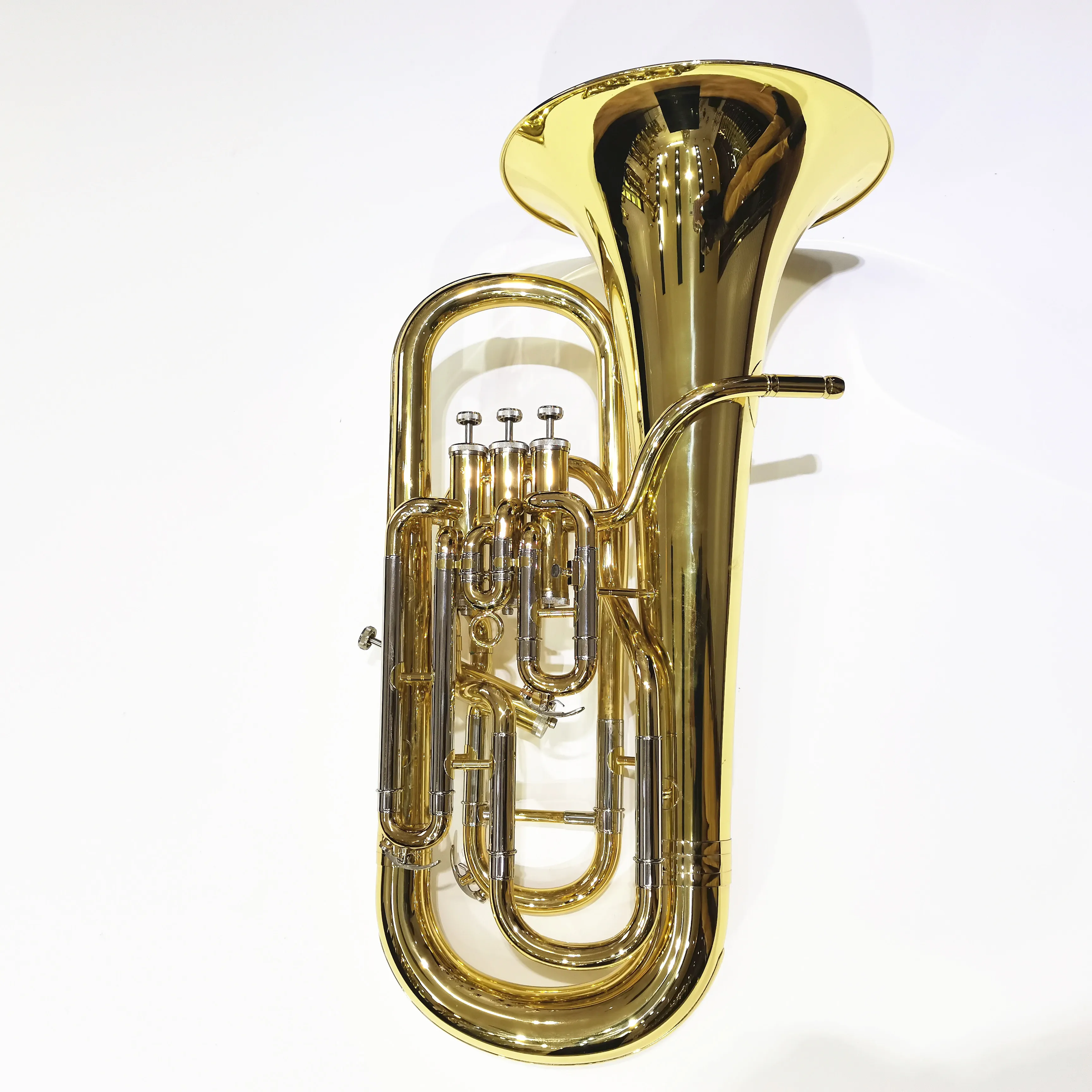 3+1 คีย์ Professional Bb Euphonium สําหรับเครื่องดนตรีทองเหลือง