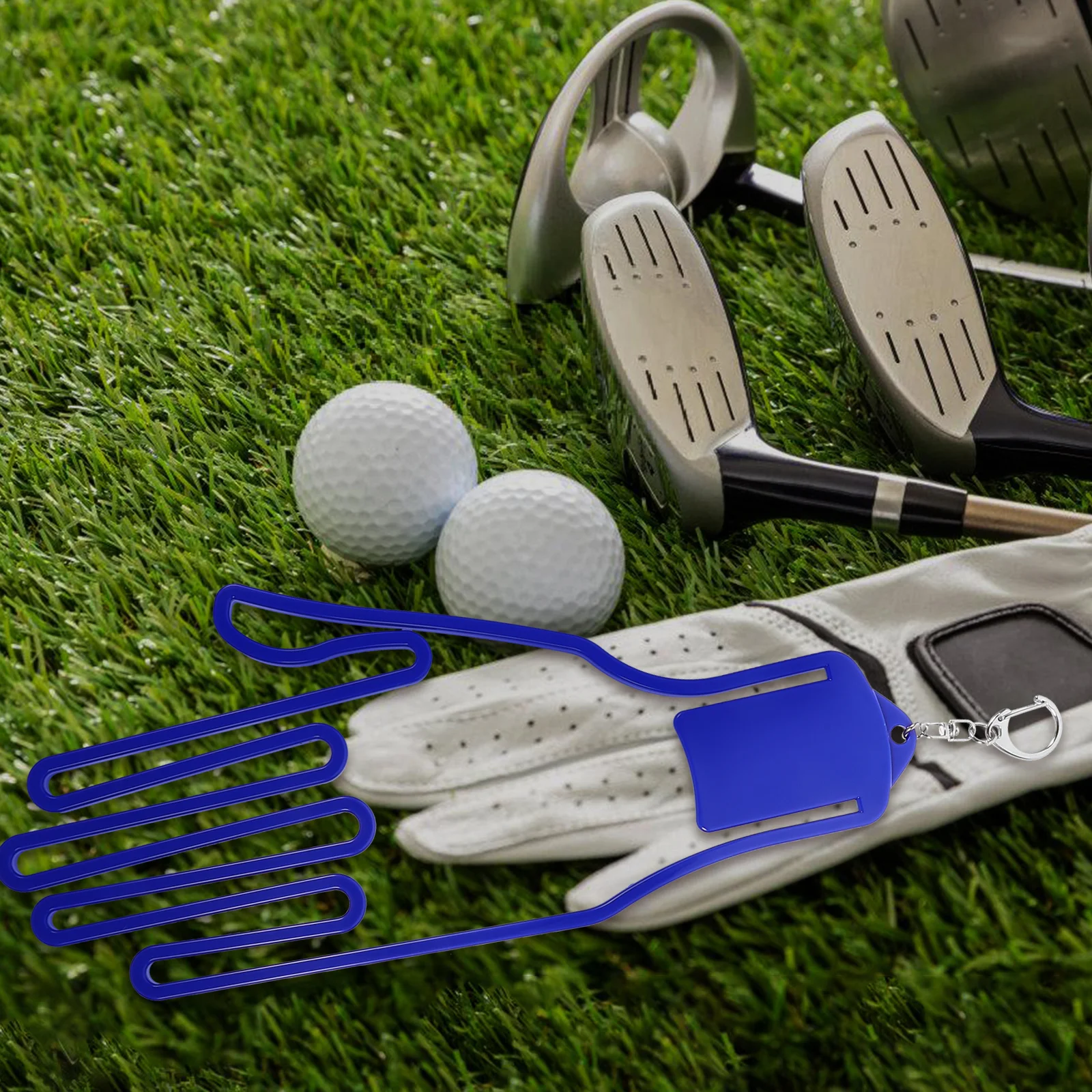 

2Pcs Golf Glove Holder ABS Material Right Hand Gloves Rack Keep Shape Dry Evenly Golfs Support Frames Accessories Golf
