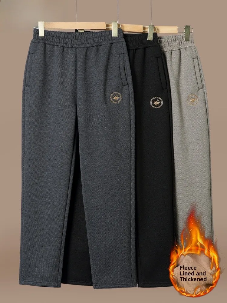 

Thiened Fce Lined High Waist Winter Pants for Women Warm Casual Trousers Autumn Winter Faion plus Size Cotton Pants